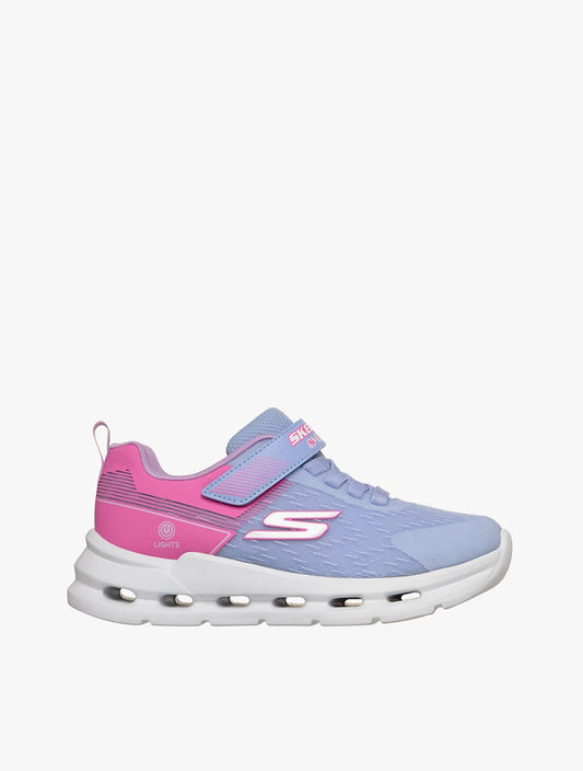 Skechers Glide-Step Lights Girl's Lifestyle Shoes Grade School - Lavender