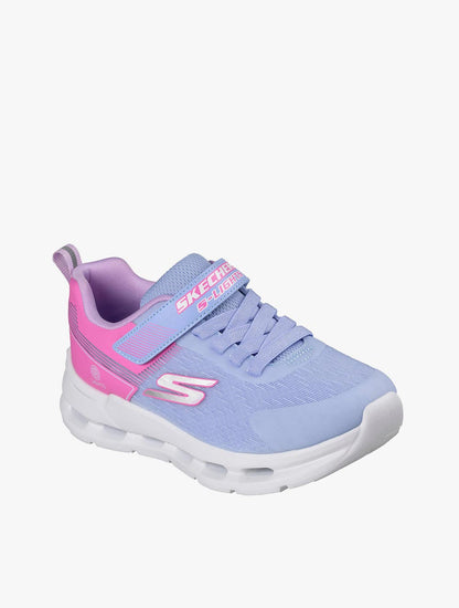 Skechers Glide-Step Lights Girl's Lifestyle Shoes Grade School - Lavender