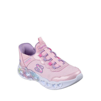 Skechers Slip-Ins Infinite Heart Lights Girl's Lifestyle Shoes - Pink