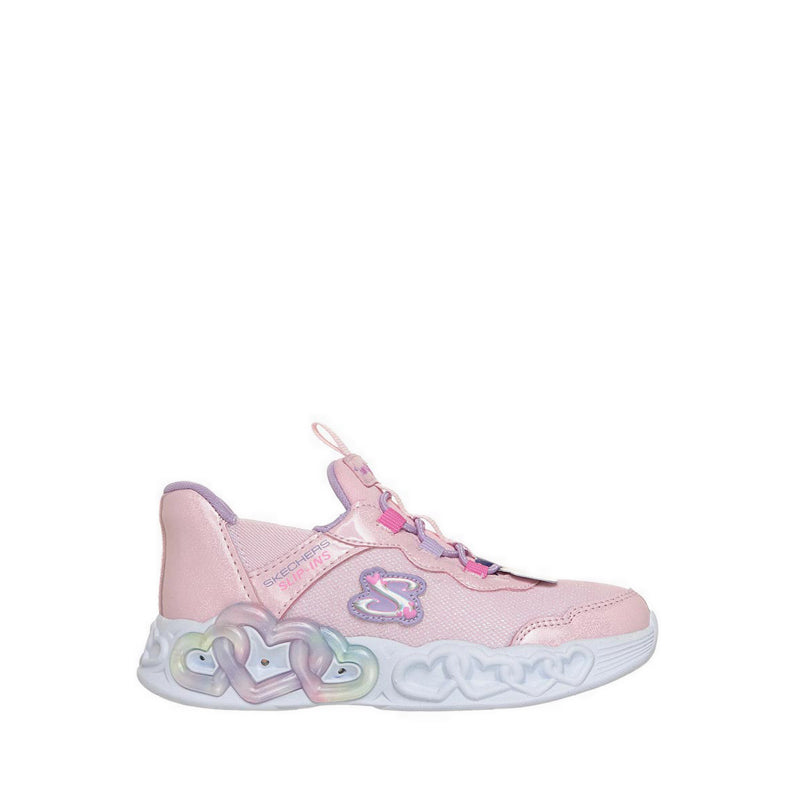 Skechers Infinite Heart Lights Girl's Lifestyle Shoes - Pink