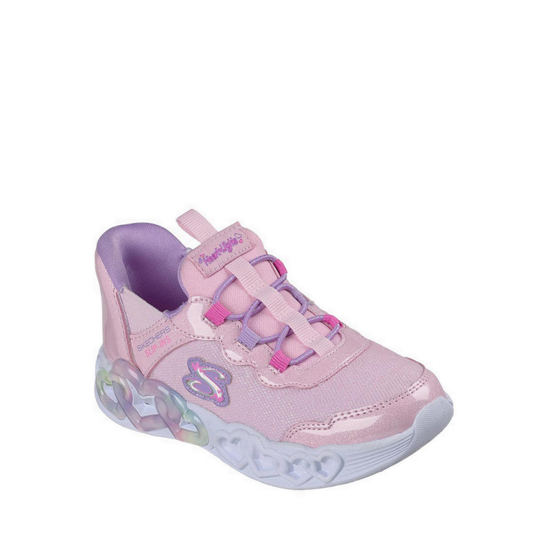 Skechers Infinite Heart Lights Girl's Lifestyle Shoes - Pink