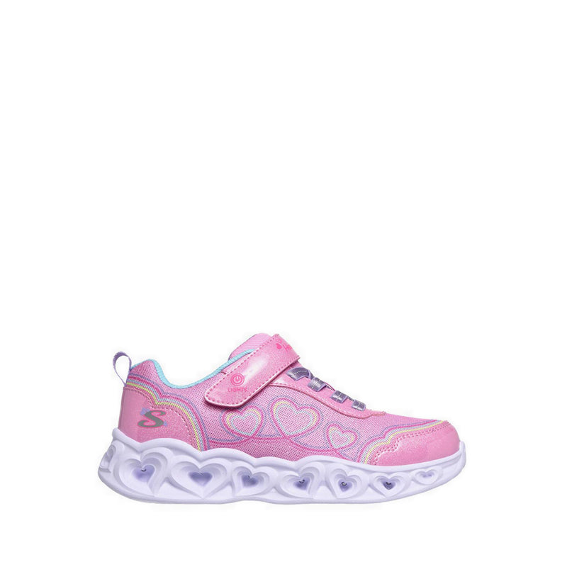 Skechers Heart Lights Girl's Lifestyle Shoes - Pink (Grade School/Teen)