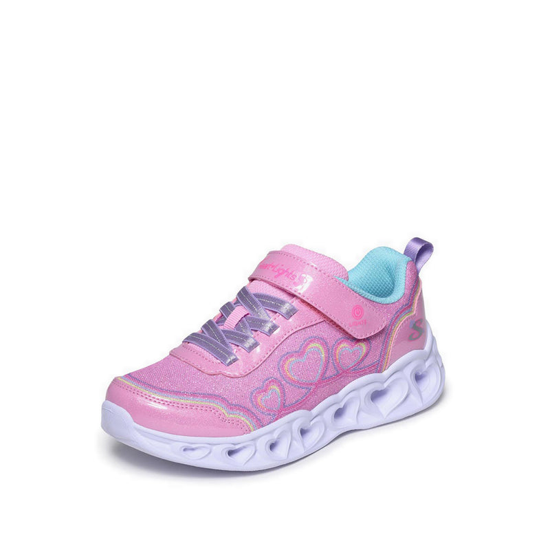 Skechers Heart Lights Girl's Lifestyle Shoes - Pink (Grade School/Teen)
