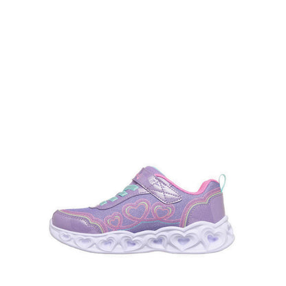 Skechers Heart Lights Girl's Lifestyle Shoes - Lavender (Grade School/Teen)