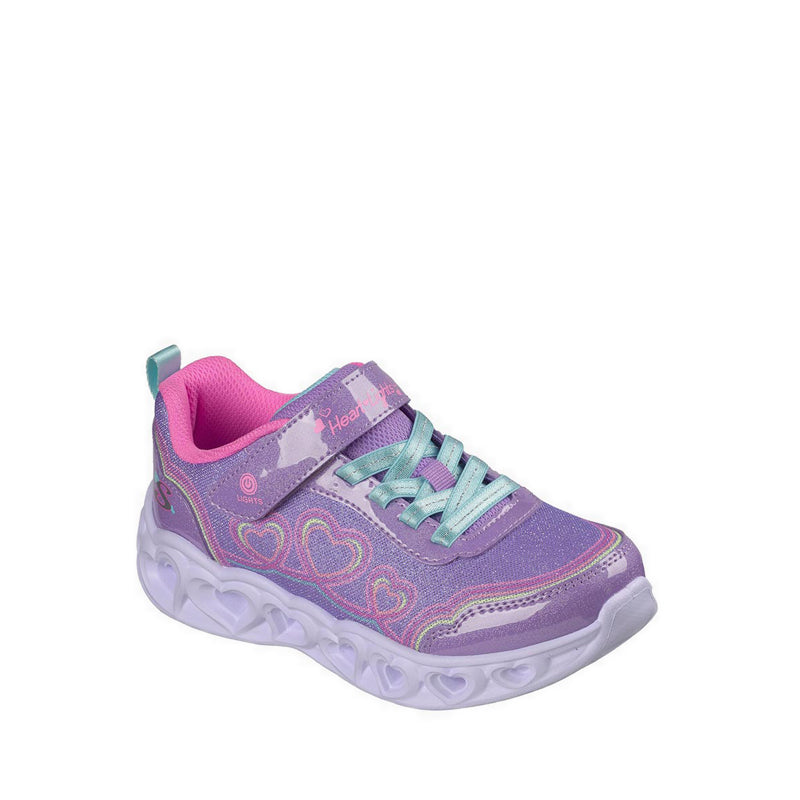 Skechers Heart Lights Girl's Lifestyle Shoes - Lavender (Grade School/Teen)