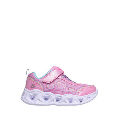 Skechers Heart Lights Girl's Lifestyle Shoes - Pink (Play School)