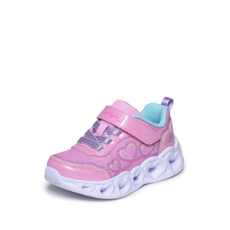 Skechers Heart Lights Girl's Lifestyle Shoes - Pink (Play School)