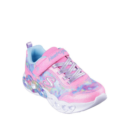 Skechers Infinite Heart Lights Girl's Shoes - Pink