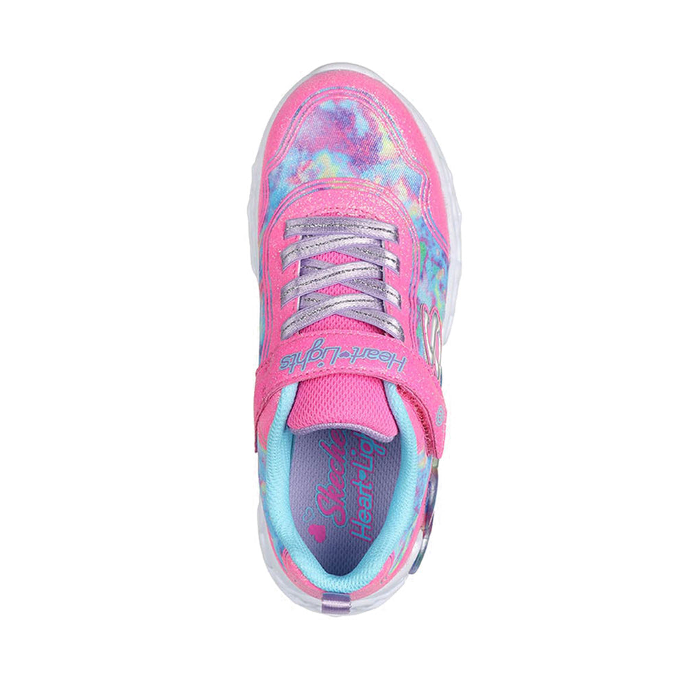 Skechers Infinite Heart Lights Girl's Shoes - Pink
