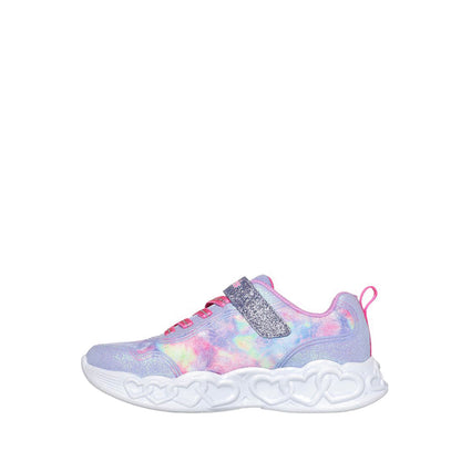 Skechers Infinite Heart Lights Girl's Shoes - Lavender