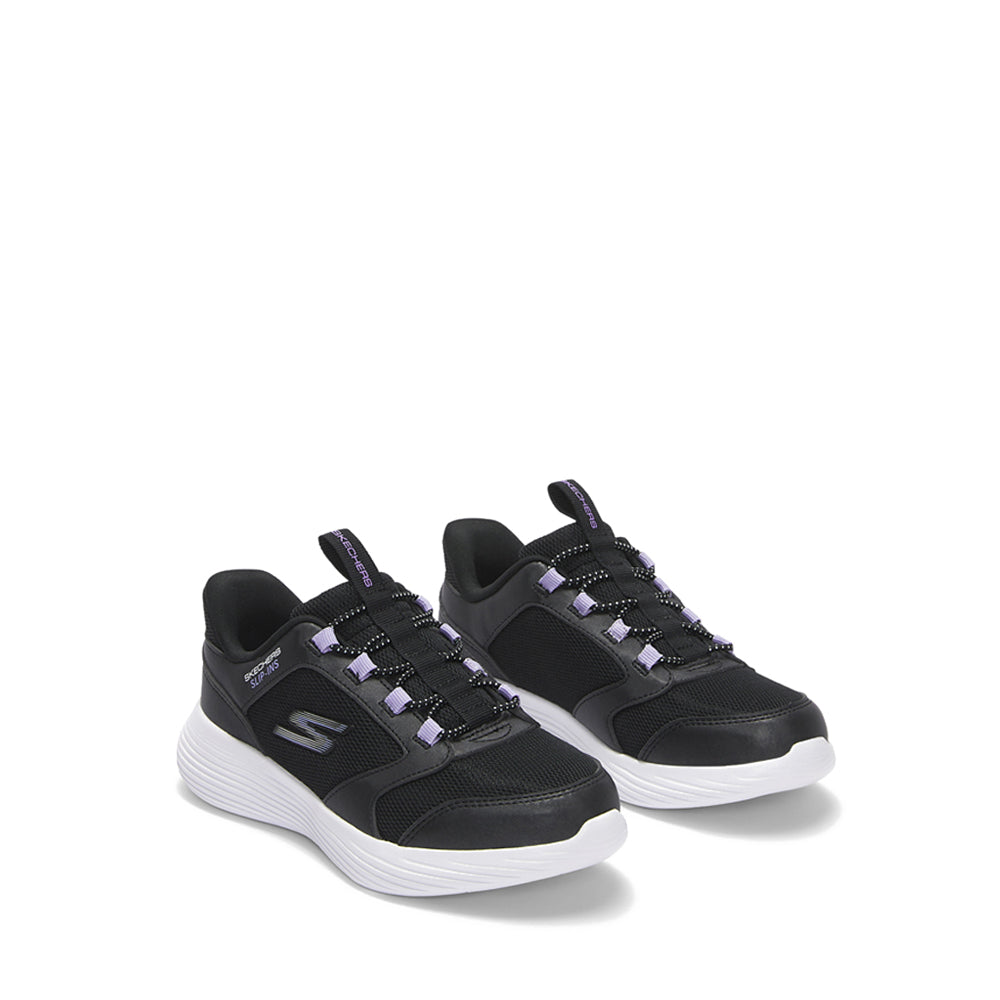 Skechers Slip-Ins Go Run 400 V2 Girls's Lifestyle Shoes - Black