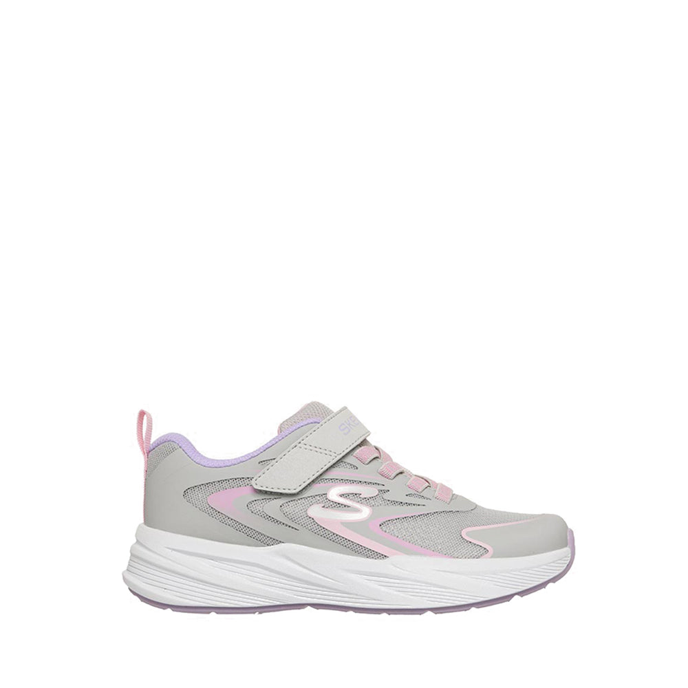 Skechers Microspec Tread Girl's Lifestyle Shoes - Grey