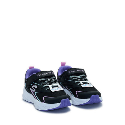 Skechers Microspec Tread Girl's Lifestyle Shoes - Black