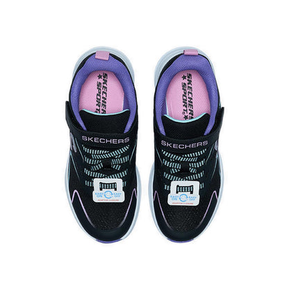 Skechers Microspec Tread Girl's Lifestyle Shoes - Black