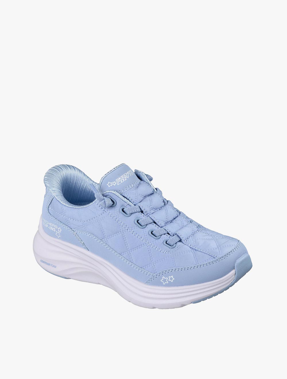 Skechers Contour Foam Girl's Lifestyle Shoes Grade School - Blue