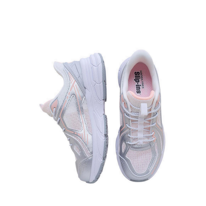 Skechers Slip-Ins Retro-Graph Girl's Leisure Shoes (Teen) - Silver