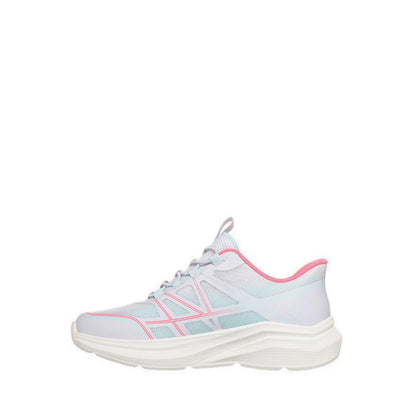 Skechers Slip-Ins Microspec Velocity Girl's Lifestyle Shoes - Grey