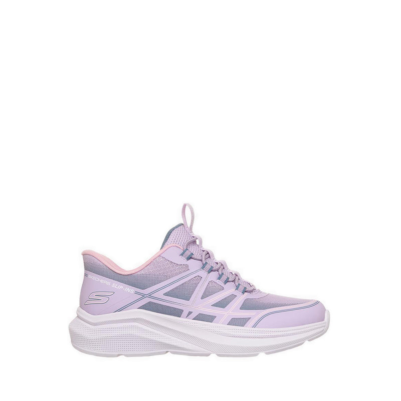 Skechers Slip-Ins Microspec Velocity Girl's Lifestyle Shoes - Lavender