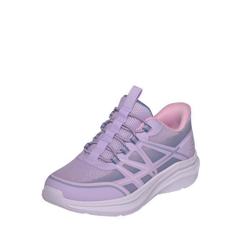 Skechers Slip-Ins Microspec Velocity Girl's Lifestyle Shoes - Lavender