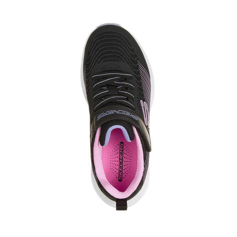 Skechers Microspec Tread 2.0 Girl's Lifestyle Shoes (Grade School / Teen) - Black