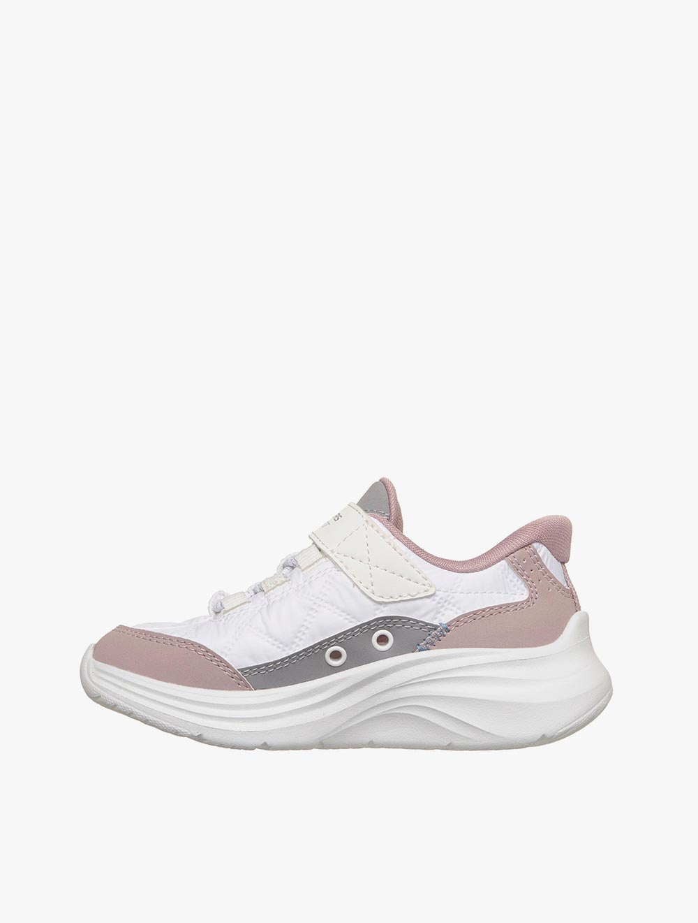Skechers Slip-Ins Comfy Sprints Girl's Lifestyle Shoes Play School - White