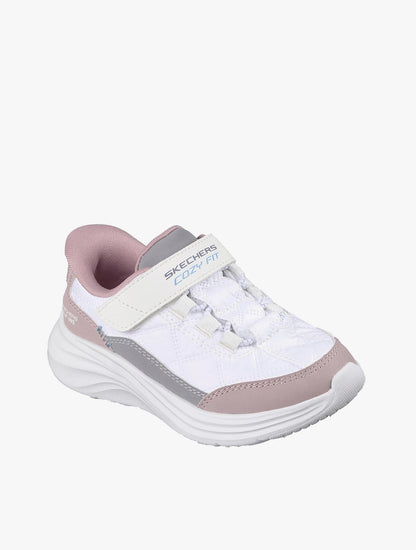 Skechers Slip-Ins Comfy Sprints Girl's Lifestyle Shoes Play School - White