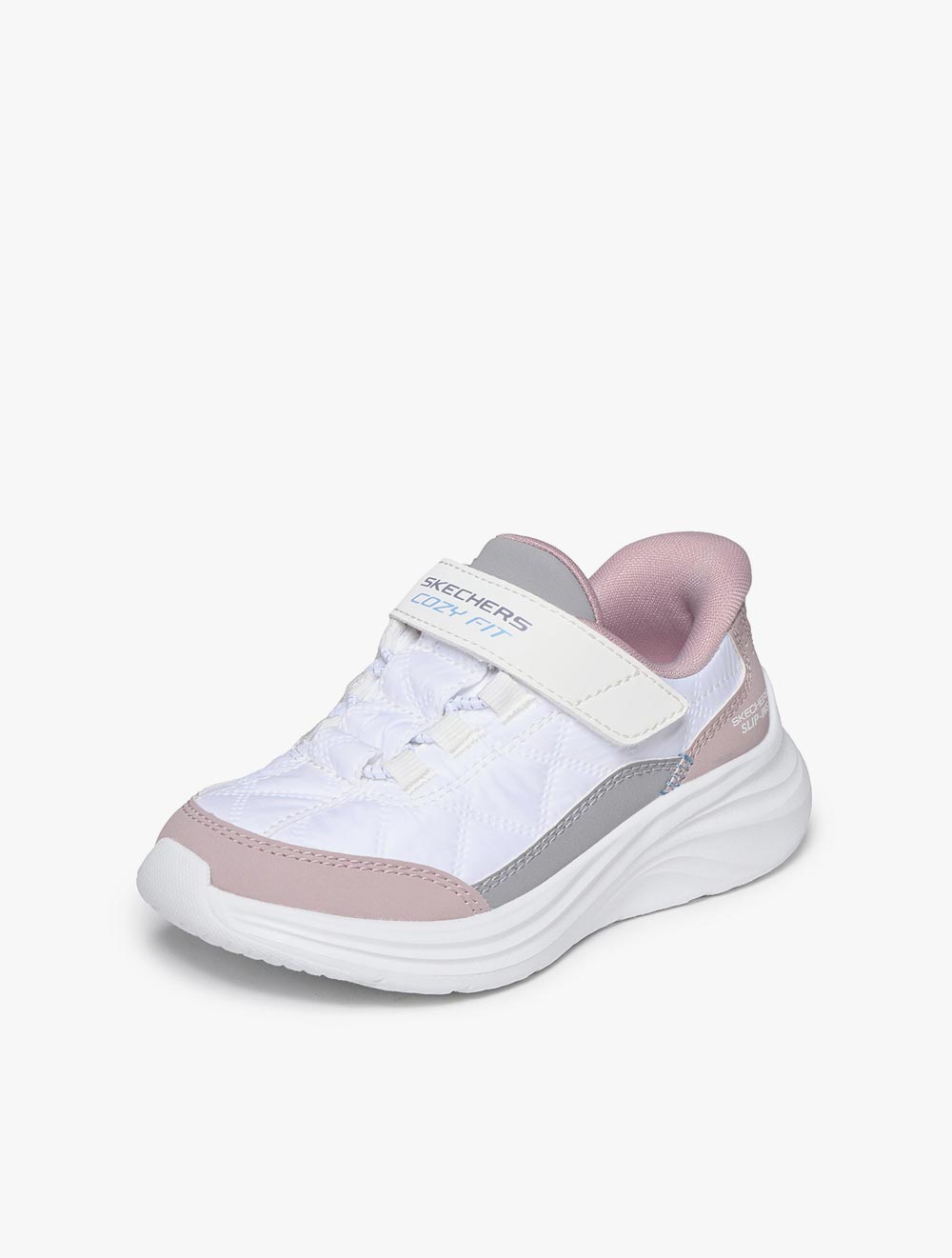 Skechers Slip-Ins Comfy Sprints Girl's Lifestyle Shoes Play School - White