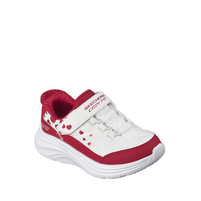 Skechers Slip-Ins Comfy Sprints Girl's Lifestyle Shoes (Play School) - White