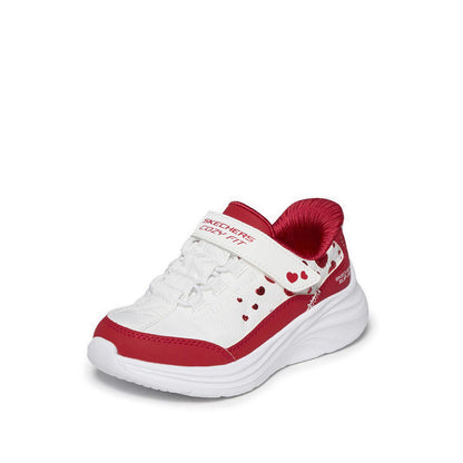 Skechers Slip-Ins Comfy Sprints Girl's Lifestyle Shoes (Play School) - White