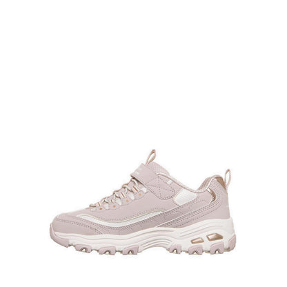 Skechers D'Lites Girl's Lifestyle Shoes (Grade School / Teen) - Rose