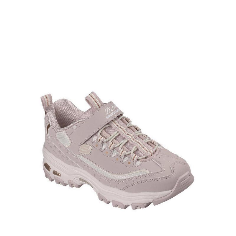Skechers D'Lites Girl's Lifestyle Shoes (Grade School / Teen) - Rose