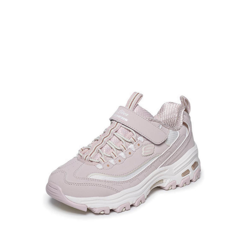 Skechers D'Lites Girl's Lifestyle Shoes (Grade School / Teen) - Rose