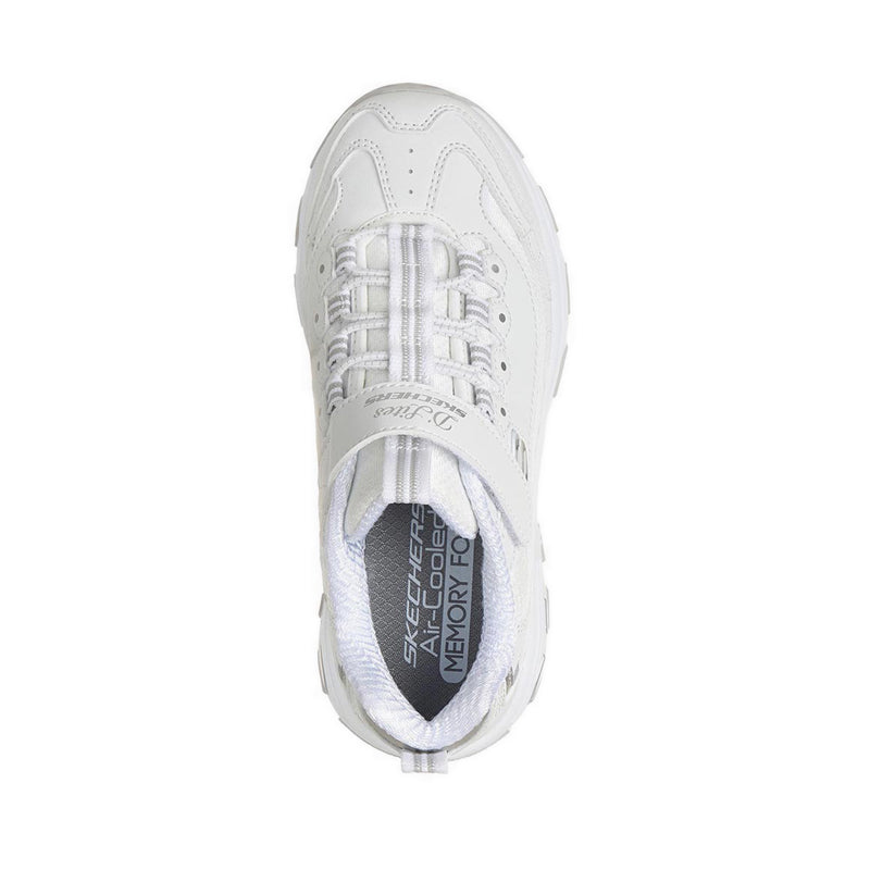 Skechers D'Lites Girl's Lifestyle Shoes (Grade School / Teen)  - White