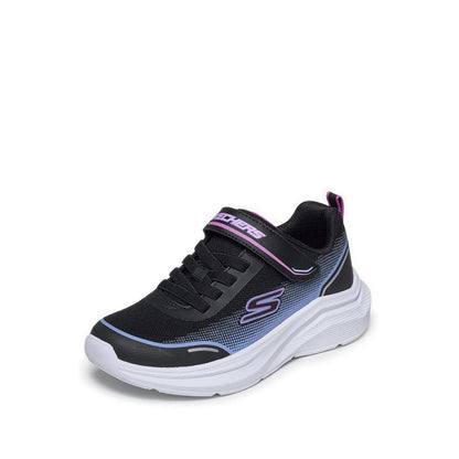 Skechers Microspec Velocity Girl's Lifestyle Shoes (Grade School/Teen) - Black