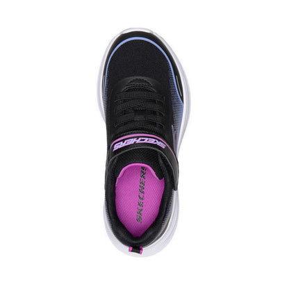Skechers Microspec Velocity Girl's Lifestyle Shoes (Grade School/Teen) - Black