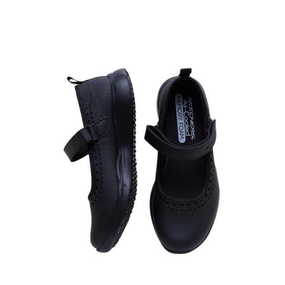 Skechers Microstrides Girl's Lifestyle Shoes (Grade School) - Black