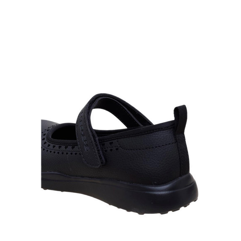 Skechers Microstrides Girl's Lifestyle Shoes (Grade School) - Black