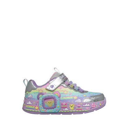 Skechers Pixel Kicks Girls's Lifestyle Shoes (Grade School / Teen) - Silver
