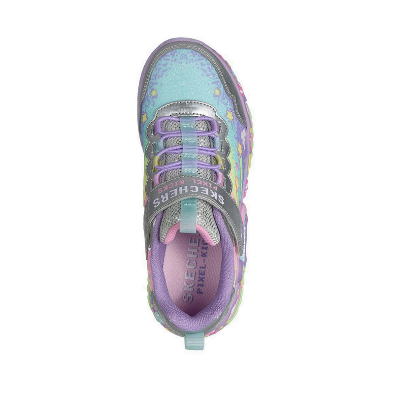 Skechers Pixel Kicks Girls's Lifestyle Shoes (Grade School / Teen) - Silver
