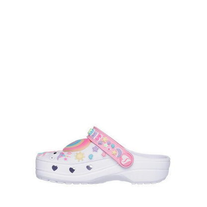 Skechers Heart Charmer Girl's Lifestyle Shoes (Play School) - White