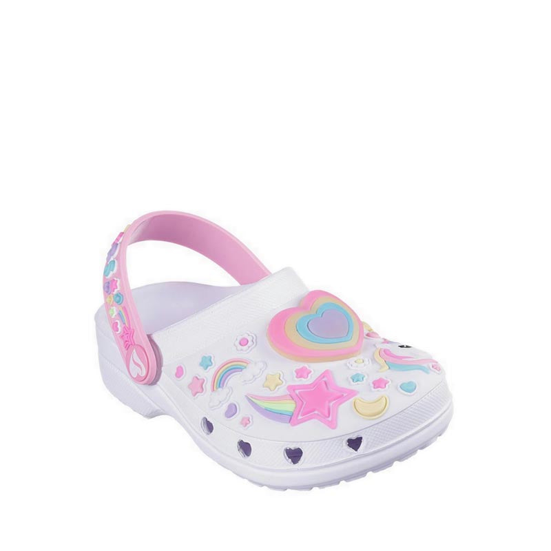 Skechers Heart Charmer Girl's Lifestyle Shoes (Play School) - White