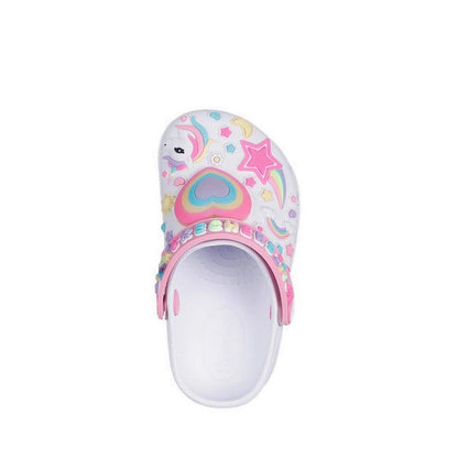 Skechers Heart Charmer Girl's Lifestyle Shoes (Play School) - White