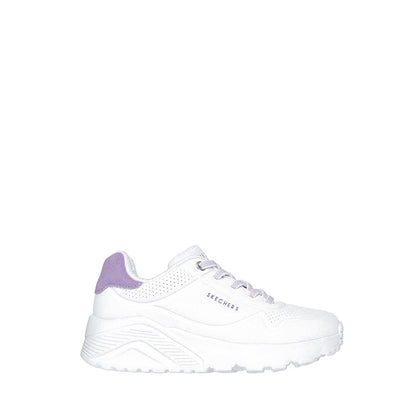 Skechers Uno Lite Girl's Lifestyle Shoes - White