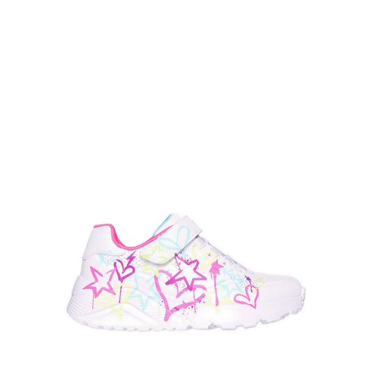 Skechers Uno Lite Girl's Lifestyle Shoes (Grade School / Teen) - White