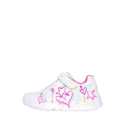 Skechers Uno Lite Girl's Lifestyle Shoes (Grade School / Teen) - White
