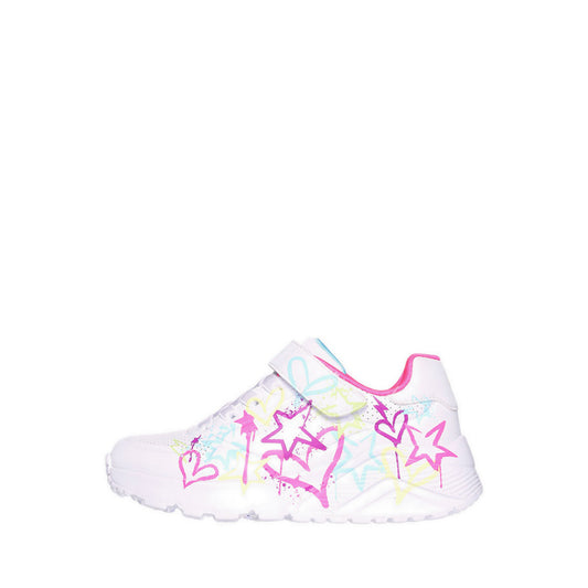 Skechers Uno Lite Girl's Lifestyle Shoes (Grade School / Teen) - White