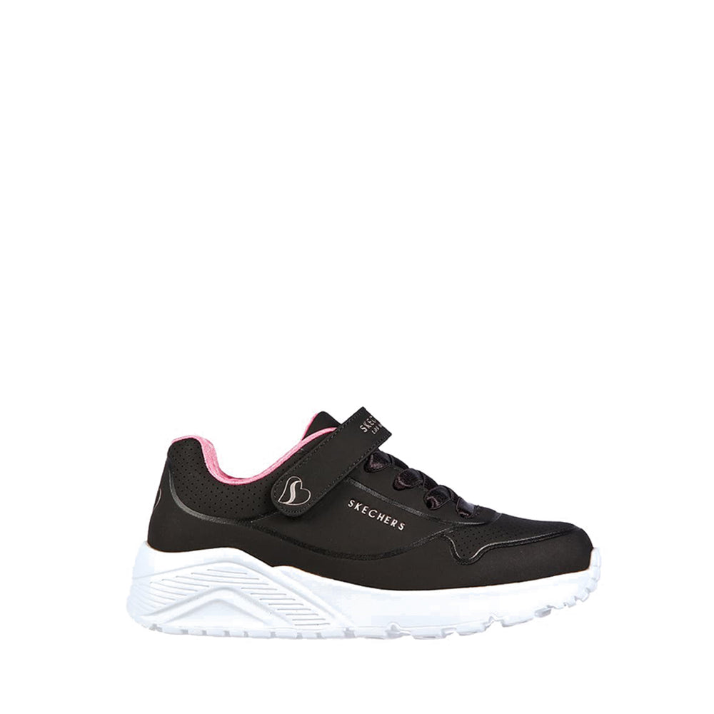 Skechers Uno Lite Girl's Lifestyle Shoes - Black