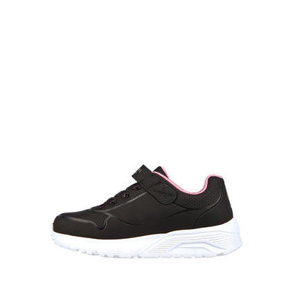 Skechers Uno Lite Girl's Lifestyle Shoes - Black