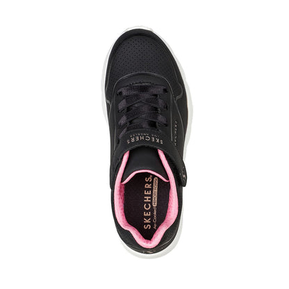Skechers Uno Lite Girl's Lifestyle Shoes - Black