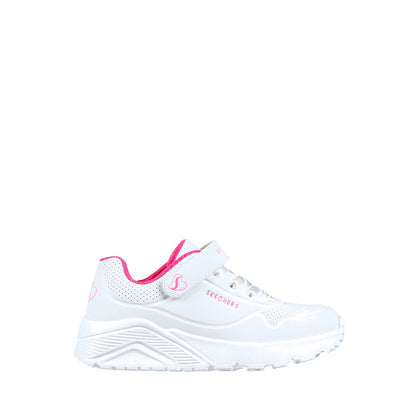 Skechers Uno Lite Girl's Lifestyle Shoes - White